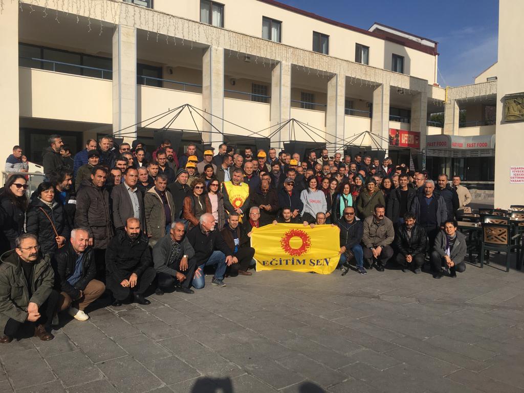 Hatay Eğitim Sen Ankara mitingine doğru yola çıktı