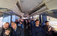 Eğitim Sen Hatay Şubesi Mersin Bölge mitingine doğru yola çıktı