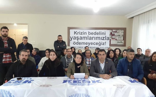 Hatay Emek Ve Demokrasi Güçleri; Bedenini ateşe veren yurttaş için basın açıklaması yaptı